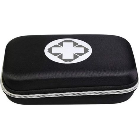 Botiquín de primeros auxilios vacío e impermeable para medicamentos. Botiquín portátil de EVA. Compacto y ligero. Kit de supervivencia para emergencias. (1/5)