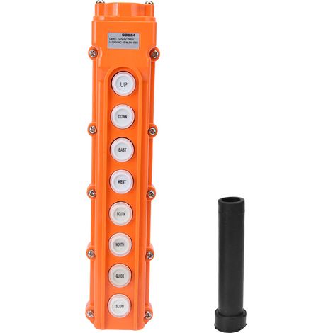 Télécommande de pont roulant Crane Controller, bouton poussoir 8 voies, station COB‑64, 220V/500V (1/5)