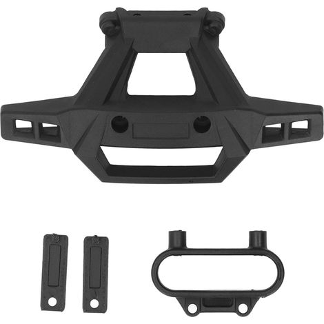 Pare-chocs avant PA pour voiture RC 1/16, accessoire de remplacement noir compatible SCY 16101 16102, kit de protection en polyamide (1/5)