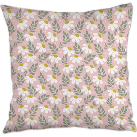 Housse de coussin carréelavable pour canapé ou lit décoration de la saint-valentin (1/5)