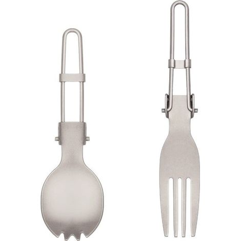Cuillère à dents pour pique-nique, camping et autres activités de plein air. Fourchette (1/5)