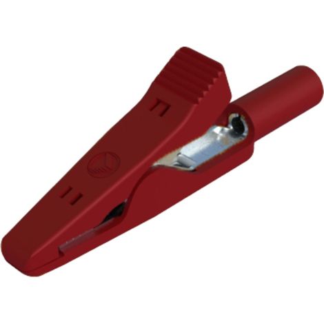 Hirschmann Test & Measurement MA 1 S rt Krokodilklemme Steckanschluss 2 mm Ohne Messkategorie Rot (1/2)