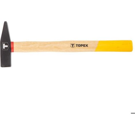 Marteau De Serrurier - 200 G - Manche En Bois - Pour Travaux De Montage Et Construction - 1 Pièce