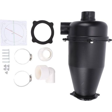 BelleRise - Séparateur cyclone – avec coude et joint – séparation poussière/air – pour aspirateurs eau/poussière universel (1/5)