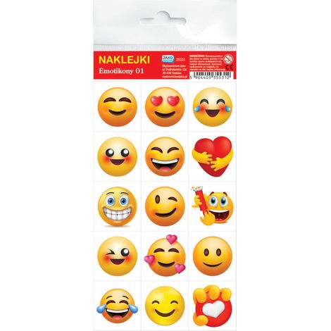 Emoji-Aufkleber 01