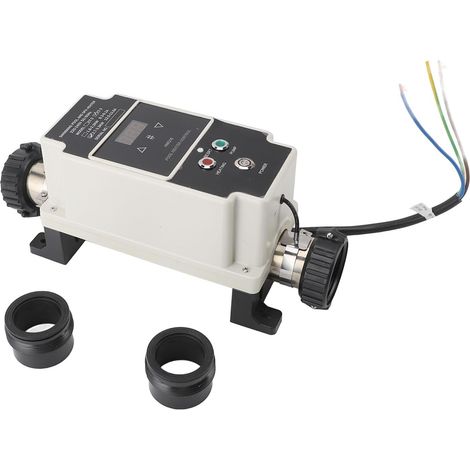 Chauffe-Eau de Piscine électrique de 2,7 à 3,3 KW pour Baignoires d'eau Chaude et Froide, 220 à 240V, Auto-Diagnostic, Thermostat de Chauffe-Eau de Piscine électrique (1/5)