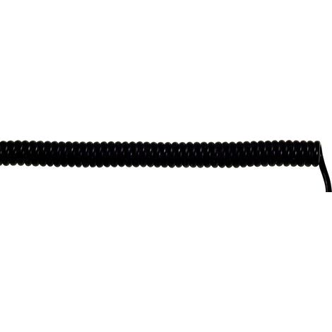 LAPP 73220225 Spiralkabel UNITRONIC® SPIRAL 100 mm / 400 mm 7 x 0.14 mm² Schwarz 1 St. (1/5)