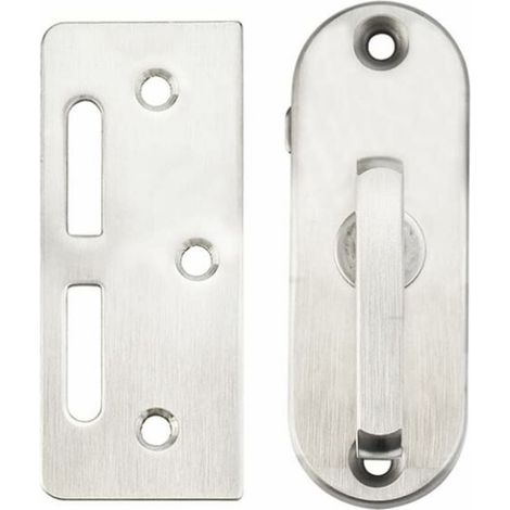 Verrou Porte en Acier Inox Loquet Porte Antirouille Verrou Porte Coulissante à Visser Verrou de Sécurité Fermeture Porte Loquet Verrou Porte Garage pour Porte Grange Sécurité Garage (1/4)