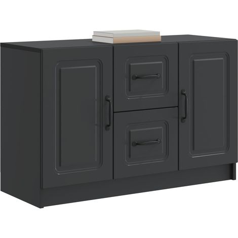 Maison Exclusive - Credenza Nero 89 x 34,5 x 57 cm Legno ingegnerizzato