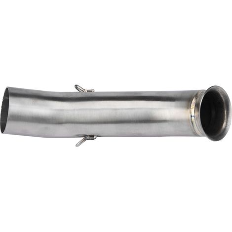 Moto Système Échappement Complet Tuyau Intermédiaire Évent Raccord Pour 250 390 RC390 2017-2018 Acier Inoxydable Argenté 51mm 1 Pièce (1/5)