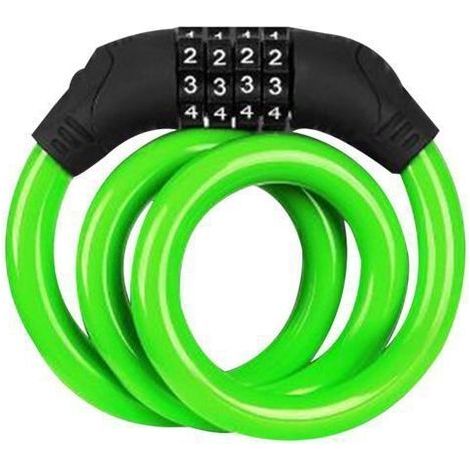 Lucchetto per bicicletta a 4 cifre con codice di sicurezza - Verticale (12x650 mm) (1/5)