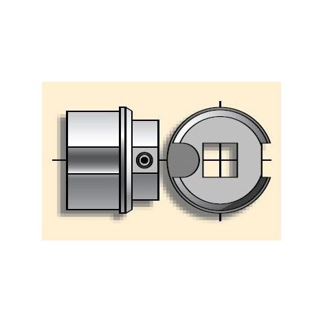 Embout sans axe pour tube 40 SOMFY (1/2)