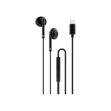 Xo ep29 typ c kopfhörer - starker bass - 1.2m kabel - farbe schwarz