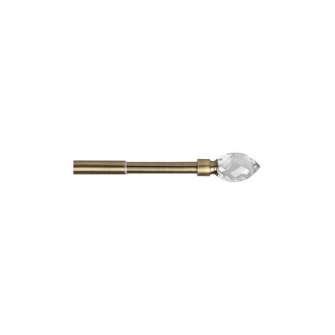 6 x BASTONE METALLO D 20/19 120/210CM PINE ORO ANTICO