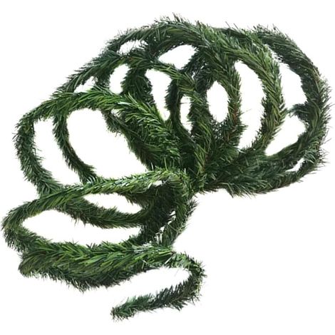 Guirlande de Sapin Artificiel pour Noël Couronne Décorative Pin Simulé pour Intérieur et Extérieur (1/5)