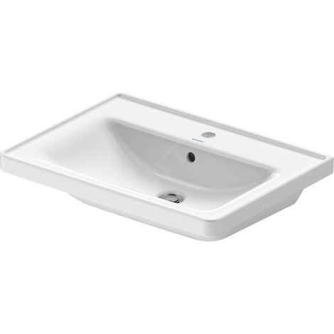 Duravit D-Neo lavabo, 650x480mm, 1 trou pour robinet, avec (1/5)