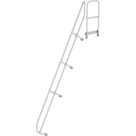 MUNK Handlauf für Treppe 60° mit Plattform, 14 Stufen (1/2)