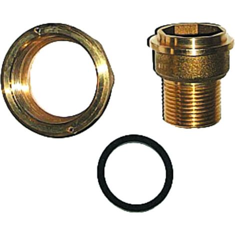 Raccordo per contatore gas FG ø 1" 1/4 x 3/4" completo di canotto, dado femmina girello e guarnizione 00000050411
