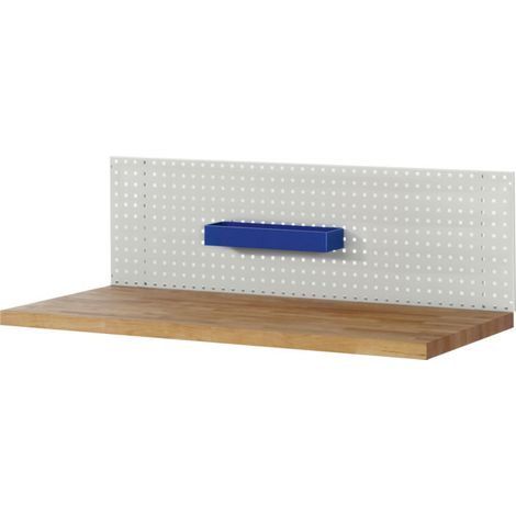[NEUWERTIG] B-Ware Rau Ablagekasten Kasten Lochwand Aufbewahrung Bx Tx H 450x125x65 Mm Blau