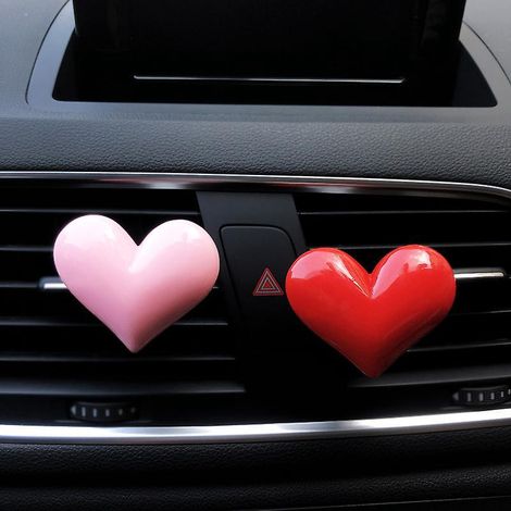 lot De 2 Clips De Ventilation Pour Climatisation De Voiture(amour), Clips D'aration Pour Voitures (1/5)