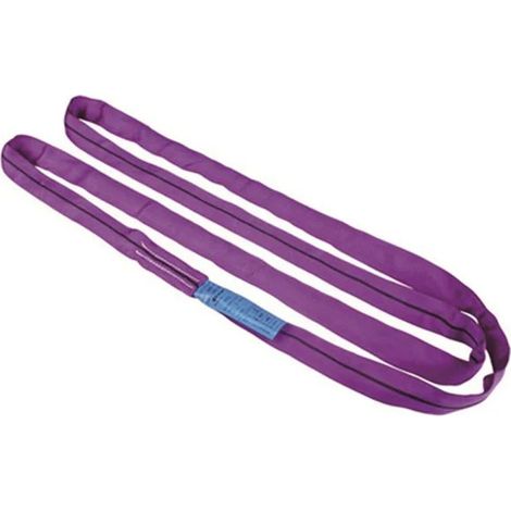Elingue textile tubulaire ronde de levage PONSA - 1 Tonne - 2,00 ML - Violette