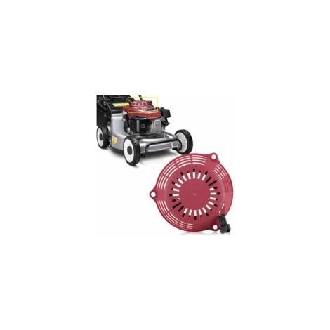 Arrancador de retroceso para cortacéspedes Honda GCV135 GCV160 EN2000 – Carcasa de plástico resistente – Arrancador manual de tirador rojo – Crezuo