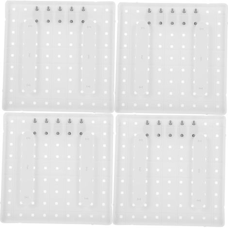 Lochwand Organizer mit Haken 4er Set robust und platzsparend