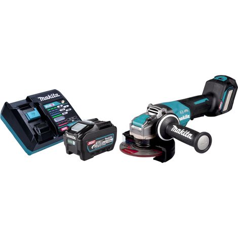 Makita GA 044 GT101 Smerigliatrice angolare a batteria 40 V max. 125 mm X-LOCK Brushless + 1x batteria ricaricabile 5,0 Ah + caricabatterie (1/5)