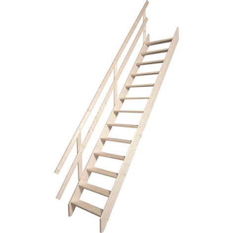Escalier de meunier avec main courante à gauche - Hauteur à franchir 2.90m max - MSU-MCG (1/6)