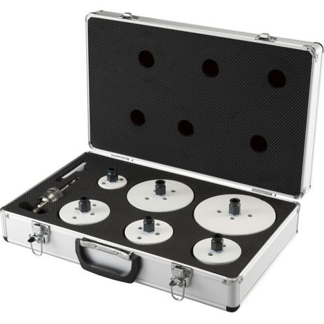Makita  E-15780 Lochsägen-Set 9teilig 51 mm, 73 mm, 76 mm, 83 mm, 114 mm, 133 mm  1 Set