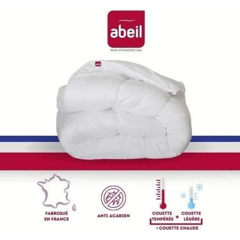 ABEIL Couette 4 Saisons ANTI-ACARIENS 220x240cm (1/2)