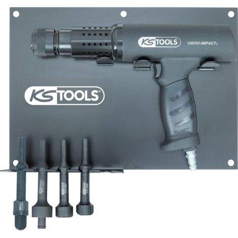 KS Tools 515.3880 Serie di scalpellatori ad aria compressa,6pz (1/5)