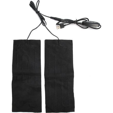 Coussin Chauffant - 25,5 x 10,5 cm - Alimentation USB 5 V 2 A - Thermostat 3 Niveaux (30 ℃ / 40 ℃ / 50 ℃) - Arrêt Automatique 30 Min - Pour Genou - 1 Pièce