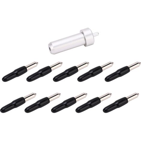 10er-Pack 60°-Klingen für JOY-Plotter mit Klingenhalter, Vinylschneider mit hoher Härte, Präzisionsschneider (1/5)