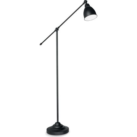 Ideal Lux Newton - 1 Licht verstellbare Stehlampe Matt Schwarz, E27 (1/2)