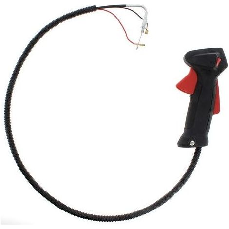 Poignée d'accélération pour débroussailleuse – Tube 22 mm – Câble 93 cm – Compatible TT-BC520-2 (1/2)