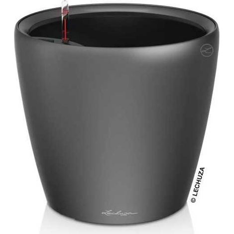 Jardiniere - Classico premium LS 21 - Kit complet - Anthracite métallisé - 3 L - LECHUZA