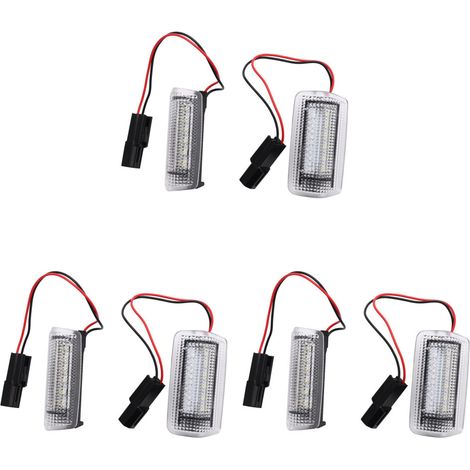 luci di cortesia a LED rosse e bianche per portiere auto, compatibili con Wish, Prius, Camry, Alphard, Isis, Estima. (1/2)