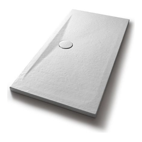 Piatto doccia 70x140 h.4 in ceramica bianco opaco Pietraceramica (1/5)