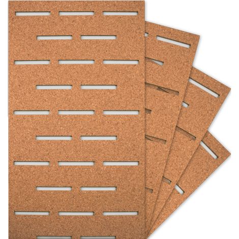 Naturasol – Sous-couche en liège perforée 3mm pour parquet – Résistante au chauffage au sol – 10m²/colis – Acoustique et résiliente