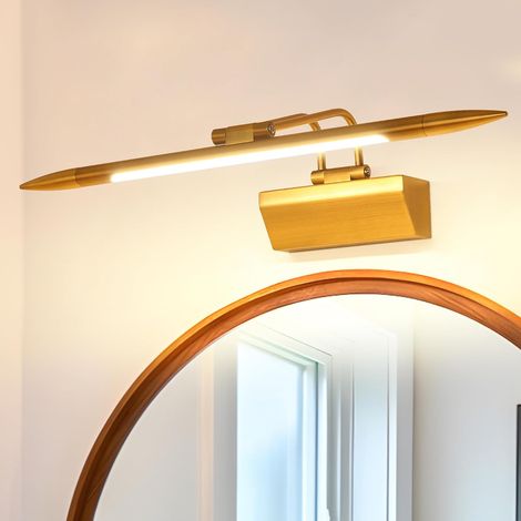 Applique murale LED dimmable pour miroir de salle de bain 42 cm, éclairage intérieur 6 W 4000 K, style moderne, pour tableaux et vitrines [Classe énergétique F] (1/5)