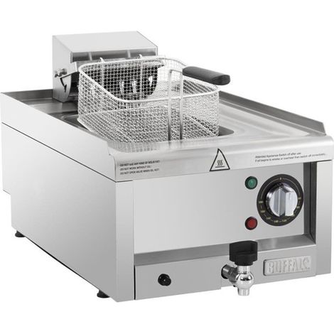 Friteuse Professionnelle Electrique à Poser Série 600 - 8 Litres - Buffalo (1/5)