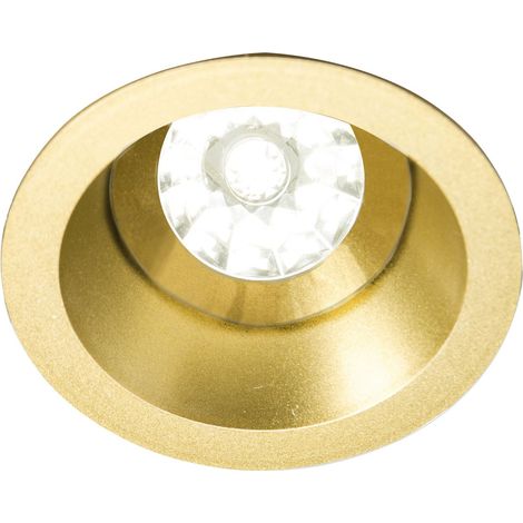 Spot DECO GU10 rond 1 tête orientable, doré IP20 - EUROPOLE - 26870 (1/4)