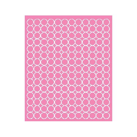 Autocollants ronds de 1,5 cm, 180 pièces, rose brillant