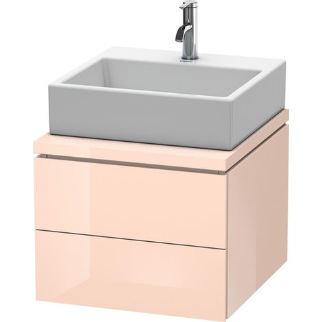 L-CUBE mobile lavabo 520x547x400mm lucido perla albicocca