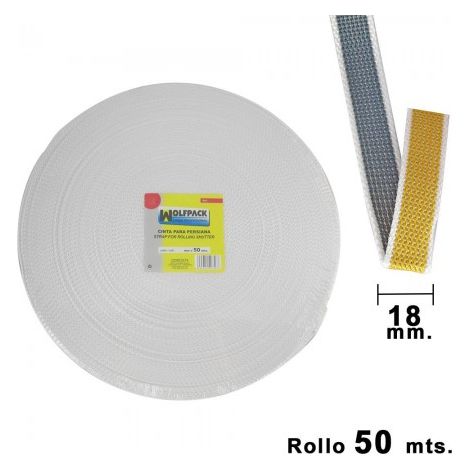 Wolfpack Bicolor Rolloband 18 mm. Rollen Sie 50 Meter