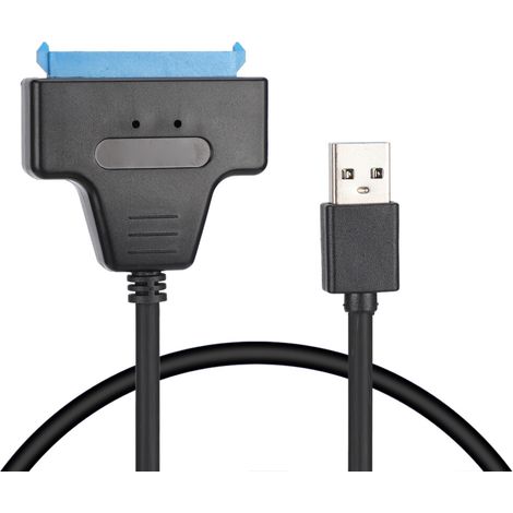 Cavo adattatore portatile da USB 3.0 a SATA, compatibile hot-plug per una transizione fluida dei dispositivi, universalmente applicabile e adatto a una varietà di dispositivi. (1/4)