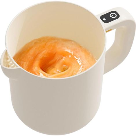 Fouet électrique multifonction sans fil 2-en-1 batteur œufs mélangeur passoire filtre intégré pâte sauce (1/4)