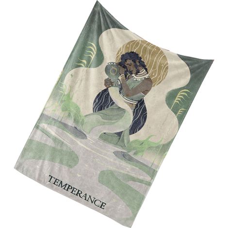 Tapis tarot personnalisé BL833-2 120x150cm, couverture douce avec motif unique, idéale pour décoration ou jeu. (1/3)