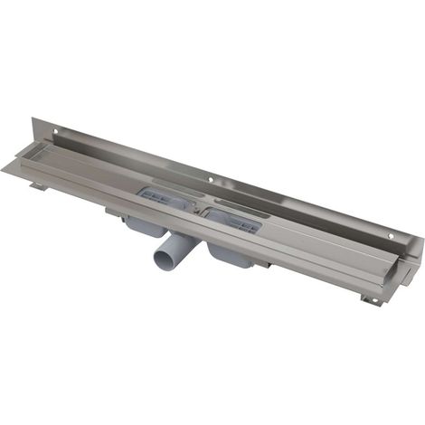 Alca Canaletas de desagüe - Plato de ducha Flexible Low 55 cm, con fijación ajustable a la pared, acero inoxidable APZ104-550 (1/3)